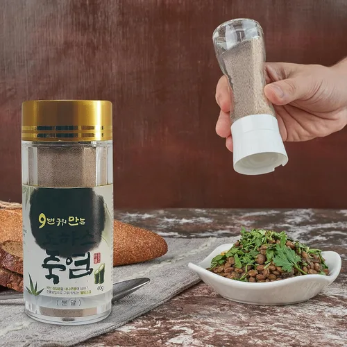 Miniatura 6 de Sal de bambú Lohas tostada prémium 9X de 1.41 oz – Sal de bambú coreana tradicional de tamaño viaje con rico sabor y alto contenido mineral