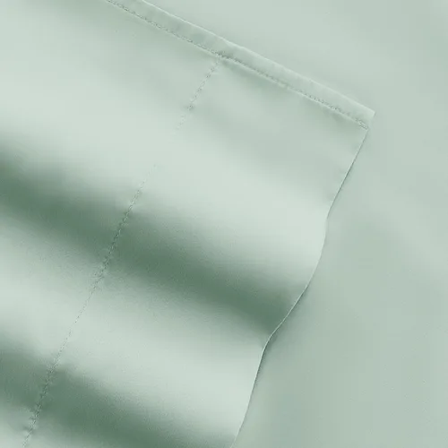 Miniatura 28 de Merit Linens Juego de sábanas de microfibra sólida ultra suave con fundas de almohada adicionales, tamaño individual, aguamarina