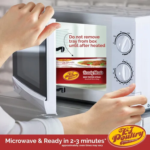 Miniatura 4 de KJ Poultry Comidas preparadas Kosher – Carne de carne y kugel de ternera, comidas de carne MRE listas para comer, comida de shabbos (paquete de 1)
