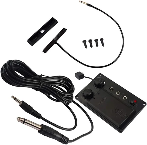 Bass 1 violín pickup Set violín ecualizador con Piezo Pickup Instrumento musical Accesorios Accesorios Hvpv-30 Preamplificador