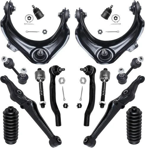 Miniatura 16 de Detroit Axle - Kit de suspensión frontal de 16 piezas para RWD Chrysler 300 Dodge Charger Challenger Magnum 6 brazos de control con rótulas 2