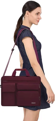 Miniatura 7 de MOSISO Bolsa de hombro para laptop de 15.6 pulgadas, 15-15.6 pulgadas, bolsa de computadora compatible con MacBook Pro de 16 pulgadas, HP, Dell