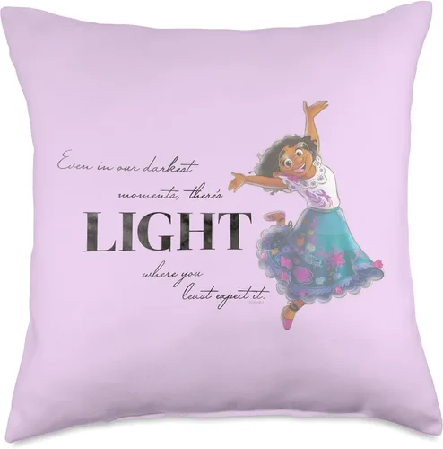 Miniatura 5 de Disney 100 Anniversary Encanto Mirabel D100 - Almohada ligera, 16 x 16 pulgadas, multicolor