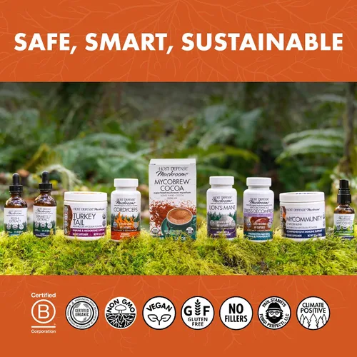 Miniatura 7 de Host Defense Cordyceps Powder - Suplemento de apoyo inmunológico y energético - Suplemento de salud renal con hongos Cordyceps - Suplemento de apoyo