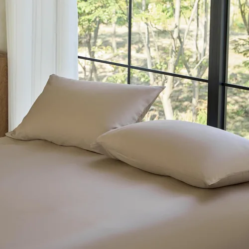 Miniatura 18 de Juego de fundas de almohada DOZ, 100% viscosa derivada del bambú, cultivada orgánicamente, extremadamente suave, sedosa, transpirable, refrescante