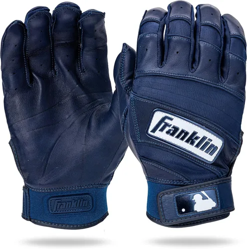 Miniatura 6 de Franklin Sports MLB Guantes de Bateo de Béisbol - Guantes de Bateo Natural II para Béisbol + Sóftbol - Pares de Guantes de Bateo para Adultos Rojo