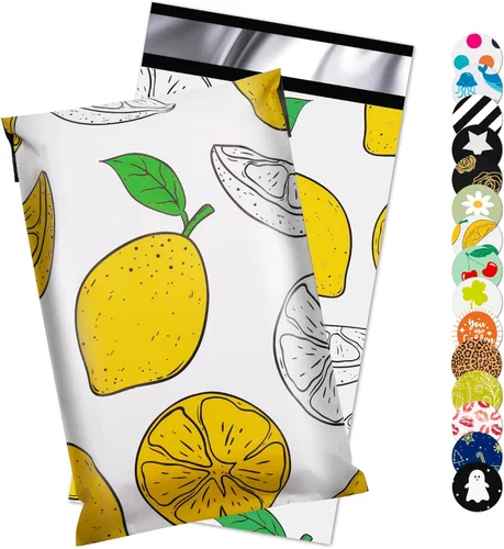 Miniatura 27 de Sobre de Navidad de Polietileno 6x9 Pulgadas 100 Piezas, Bolsas de Envío Resistente al Agua y a los Desgarros para Ropa, Bolsas de Envío Fuertes