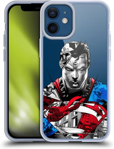 Miniatura 8 de Head Case Designs Officially Licensed Superman DC Comics Collage 80th Anniversary Gel Case [Military Grade Protection] Compatible with Apple iPhone