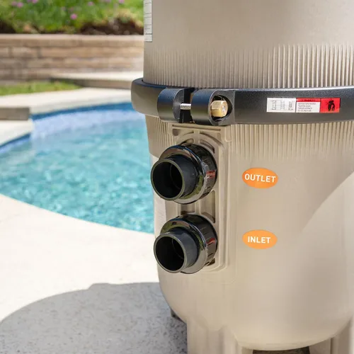 Miniatura 3 de XtremepowerUS Filtro de alberca de tierra infusora DE para piscina y spa enterrada, 48 pies cuadrados. 96 galones por minuto. Filtro de piscina