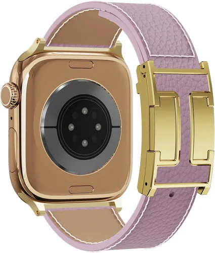 Miniatura 27 de Correa de reloj magnética de cuero compatible con Apple Watch Ultra 49 mm, 46 mm, 45 mm, 44 mm, 42 mm, 41 mm, 40 mm, 38 mm, correa de repuesto