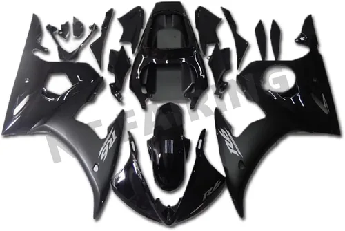 Carenado de inyección negro mate brillante para Yamaha YZF 2003-2005 R6 y 2006-2009 R6S nuevo kit pintado ABS plástico motocicleta carrocería
