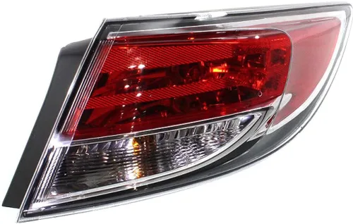 Miniatura 6 de KarParts360 Conjunto de luz trasera exterior para Mazda 6 2009 10 11 12 2013 reemplazo del tipo de bombilla del lado del pasajero para MA2805108