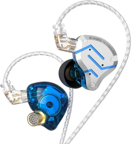 Miniatura 14 de KZ ZS12 PRO X - Audífonos intrauriculares IEM con micrófono, auriculares con cable para juegos 5BA 1DD híbridos, auriculares IEM con sonido estéreo