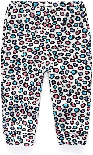 Miniatura 6 de Leggings unisex de algodón para recién nacido, paquete de 4 pantalones bordados, casuales, de 0 a 24 meses, para niños y niñas