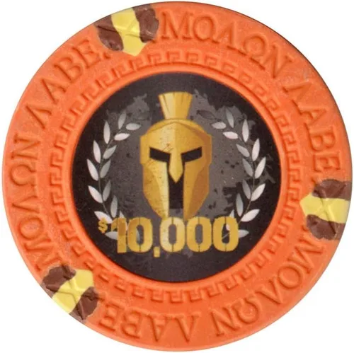 Miniatura 3 de Versa Games Spartan - Fichas de póquer de arcilla en 0.48 oz, paquete de 50 unidades (elige colores)