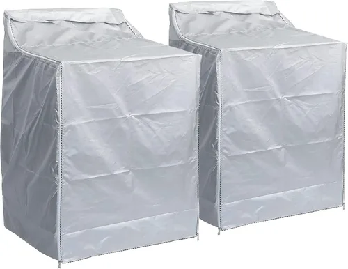 Miniatura 7 de BlueStars 2 PCS Fundas para Lavadora de Carga Superior - Protección Exterior Premium para la Mayoría de Fundas de Lavadora y Secadora - A29" x P28