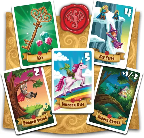 Miniatura 4 de Mi Primer Juego de Mesa de Aventura de Dragones - Los Niños Salvan el Reino, Juego de Aventura de Fantasía para Principiantes para Niños de 5+