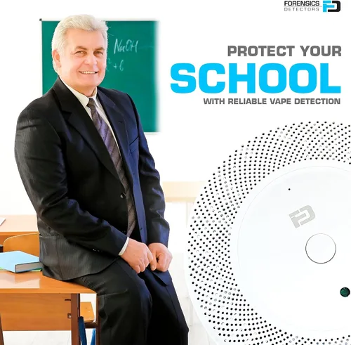 Miniatura 6 de Detector de Vapeo de Forensics para Escuelas, Hogar, Hoteles, Negocios Alarmas de Celular WiFi Sensor Super Sensible de Dispersión Láser