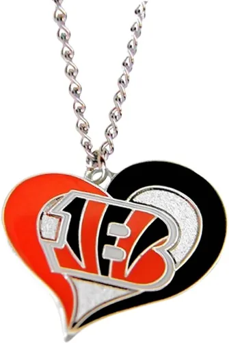Miniatura 19 de Collar con colgante de corazón en espiral de la NFL - Joyería de regalo para mamá, esposa, hermana, hija, mejor amiga - Regalo ideal