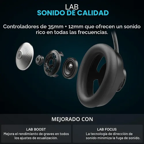 Miniatura 4 de JLab JBuds - Auriculares inalámbricos abiertos, con orejas abiertas, cómodo ajuste durante todo el día, más de 24 horas de reproducción, sonido