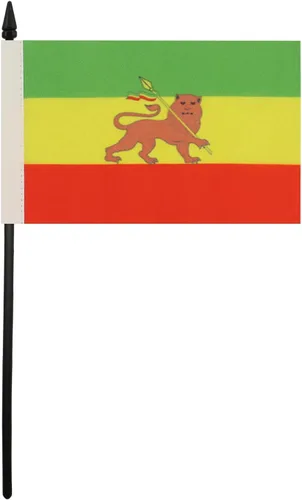 Miniatura 193 de AZ FLAG Sierra Leone Bandera de mesa 5'' x 8'' - Bandera de escritorio de Sierra Leona 21 x 14 cm - Bastón y base de plástico negro
