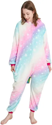 Miniatura 3 de Pijama unisex de una pieza de unicornio para adultos, disfraz de Halloween
