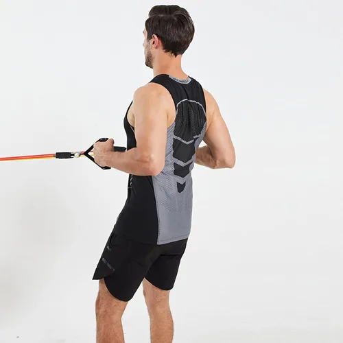 Miniatura 5 de Bandas de resistencia para entrenamiento con asas para hombres y mujeres, bandas de ejercicio para pesas de fitness, entrenamiento, hogar, oficina