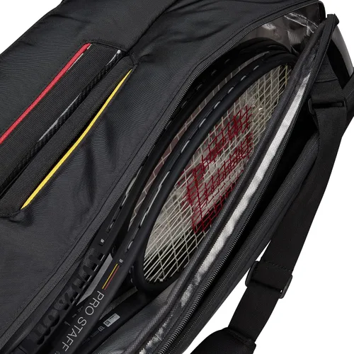Miniatura 4 de WILSON Bolsa de tenis para adultos, Negro -, Personal de Super Tour Pro