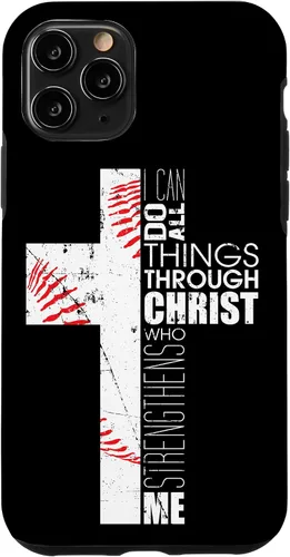 Miniatura 28 de iPhone XR Baseball Phone Cases Teen Boys Coaches Christian Cross Regalos Case
