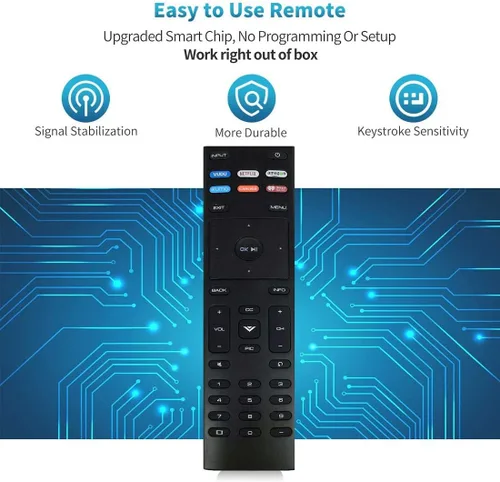 Miniatura 4 de Mando a distancia de repuesto compatible para VIZIO D, M, P, V, Series LED Smart TV D43fx-F4 D65x-G4 D43-F1 D50-F1 D55-F2 D60-F3 D65-F1 D70-F3