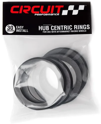 Miniatura 2 de Circuit Performance 2.878 in OD a 2.524 in ID Negro Plástico Policarbonato Hub Centric Anillos