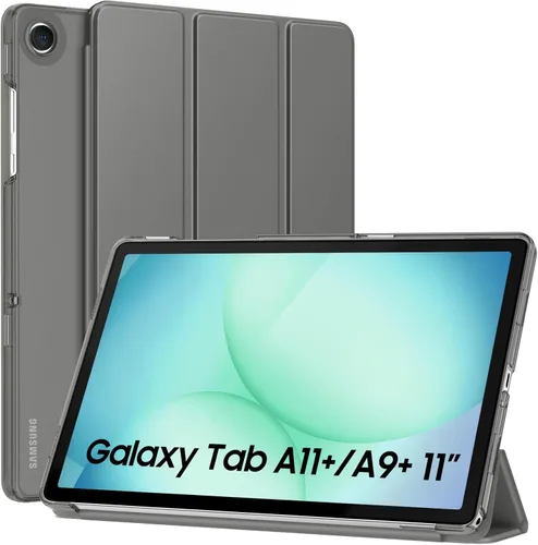 Miniatura 22 de MoKo Funda para Galaxy Tab A9+/A9 Plus de 11 pulgadas 2023, Funda Protectora Inteligente Delgada con Soporte y Carcasa Trasera Translúcida de PC