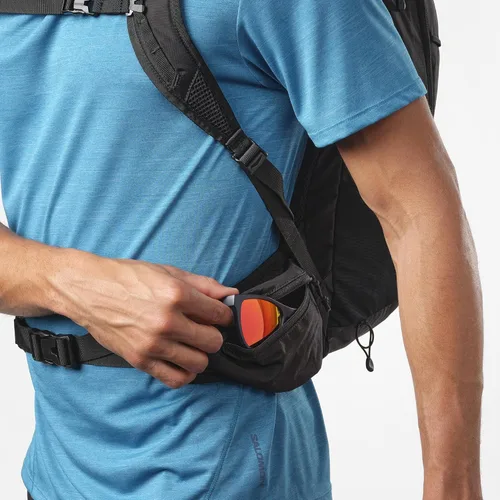 Miniatura 7 de Salomon Mochila unisex Trailblazer 20, senderismo y trekking, 20 litros - negro / aleación - NS