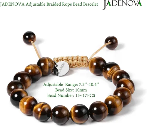 Miniatura 3 de JADENOVA - Brazalete de piedras de yoga para parejas