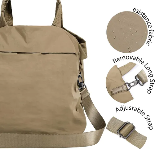 Miniatura 5 de ODODOS Bolsos Hobo Multi 20 con 2 correas para mujer bolsos de mano bolsos cruzados