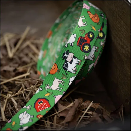 Miniatura 2 de Country Brook Design - Correas de poliéster Farm Life Y'all 1 1/2 pulgadas de ancho