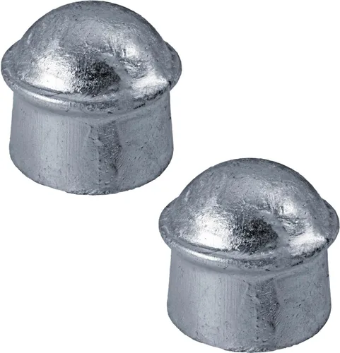 Miniatura 10 de Tapa de poste de valla de eslabones de cadena de 1-3/8 pulgadas, uso para poste/tubería de 1-3/8 pulgadas de diámetro exterior, acero prensado
