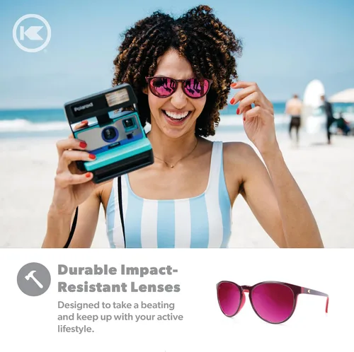 Miniatura 29 de Knockaround Mai Tais - Gafas de sol polarizadas para mujeres y hombres, lentes resistentes a los impactos y protección completa UV400