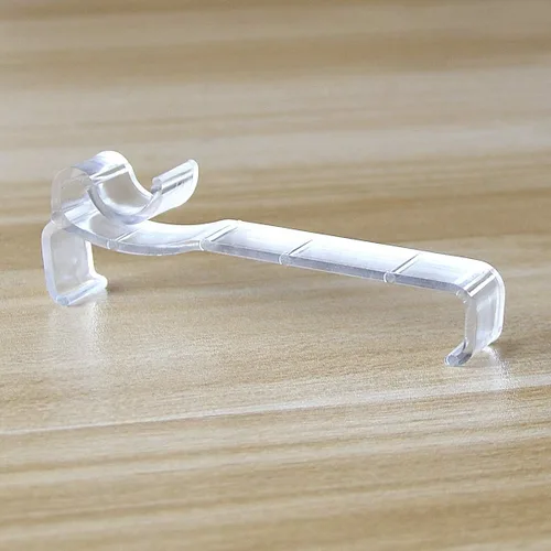 Miniatura 4 de Clips para cenefa, 6 unidades, 3 pulgadas, clip oculto, plástico transparente para persianas horizontales, soporte de retención de cenefa