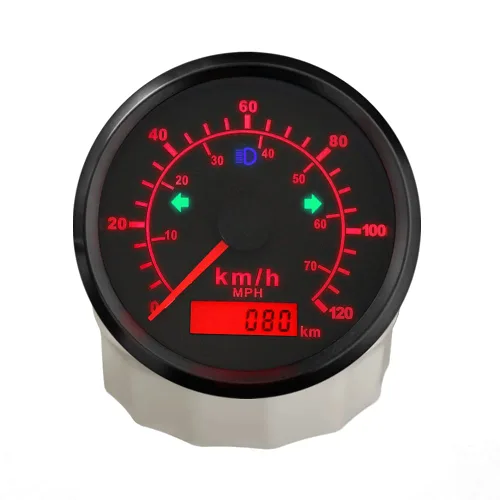 ELING 85MM GPS velocímetro odómetro 120KM/H 70MPH kilometraje ajustable alarma de sobrevelocidad para barco coche camión motocicleta con