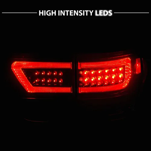Miniatura 6 de AmeriLite Juego de luces traseras de repuesto para Jeep Grand Cherokee WK2 2011-2013, color negro, lado del pasajero y del conductor