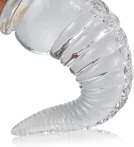 Miniatura 4 de Consolador tentáculo anal transparente con ventosa, consolador realista transparente para estimulación de próstata para el punto G, tapón anal