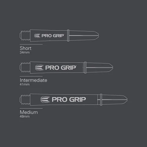 Miniatura 6 de Target Darts 5 juegos de ejes Pro Grip - 15 pulgadas en total Negro