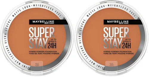 Miniatura 31 de Maybelline Super Stay Hasta 24HR Base en Polvo Híbrida, Maquillaje de Cobertura Media a Completa, Acabado Mate, 220, 1 Unidad SUPERSTAY POLVO 220