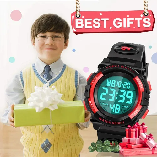 Miniatura 7 de Reloj impermeable multifuncional LED para niños - Regalos para niños
