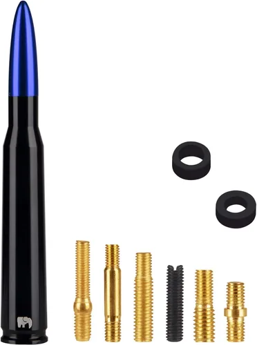 Miniatura 4 de ONE250 Antena estilo bala, compatible con Chevy Chevrolet - Silverado (1999-2024), Colorado (2003-2024), Equinox (2003-2017), Traverse (2008-2017)