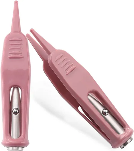 Miniatura 7 de Pinzas de limpieza de nariz para bebés con luz LED, cabeza redonda, segura y eficaz, cuidado del clip, herramienta de limpieza de oreja, nariz