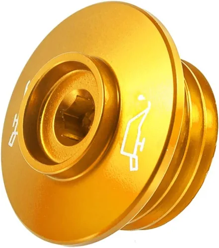 Miniatura 9 de Tapón de llenado de aceite de motor de motocicleta M27x3 Tapón de aceite de aluminio para MT-07 2014-2019 para MT-10 2016-2019 para YZF R1 1998-2019