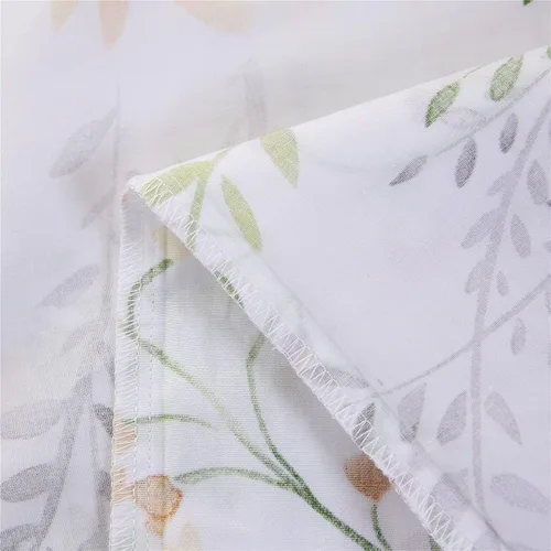 Miniatura 9 de URBONUR Juego de 2 fundas de almohada 100% algodón con estampado floral, fundas de almohada decorativas de tamaño estándar suaves, transpirables