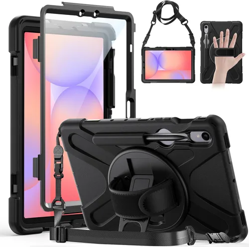 Miniatura 17 de Gerutek Funda para Samsung Galaxy Tab S6 Lite de 10.4 pulgadas 2024/2022/2020, funda protectora de cuerpo completo con protector de pantalla